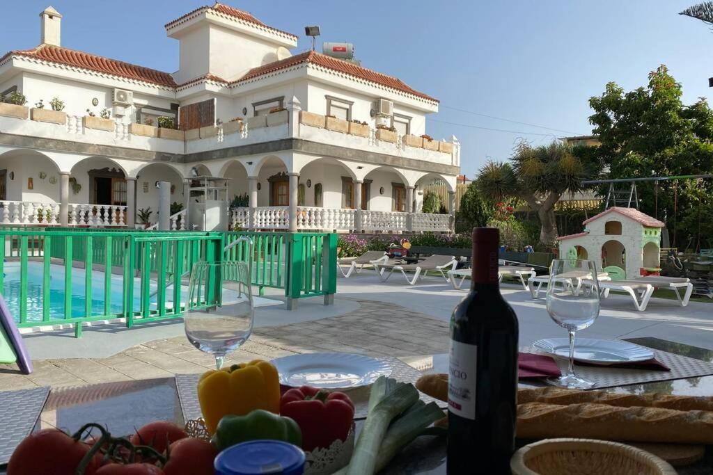 2 Apartments With Private Pool At Villa Diaz Aleman Salobre  Exteriör bild