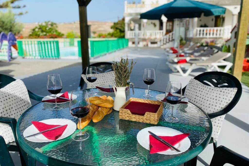 2 Apartments With Private Pool At Villa Diaz Aleman Salobre  Exteriör bild